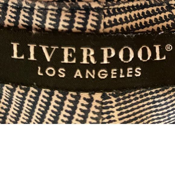 Liverpool Los Angeles Womens Pants Size 16W Gray Plaid Straight Leg - Picture 5 of 6